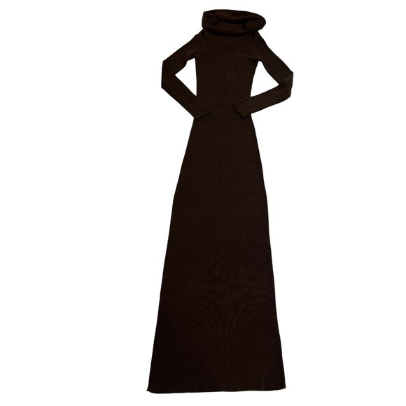 RUMORED Winona Maxi Dress in Espresso - Picture 1 of 6